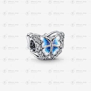 Pandora Blue Butterfly Sparkling Charm|Pendant